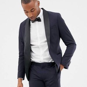 Asos Navy/Black Shawl Tuxedo/Dinner Jacket. 44R